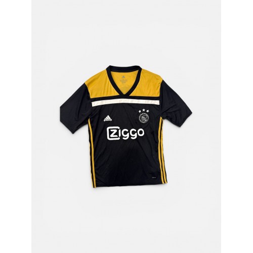 ADIDAS AJAX FOOTBALL SHIRT BLACK/GOLD